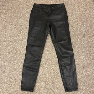 Free people Faux Leather leggings size 25